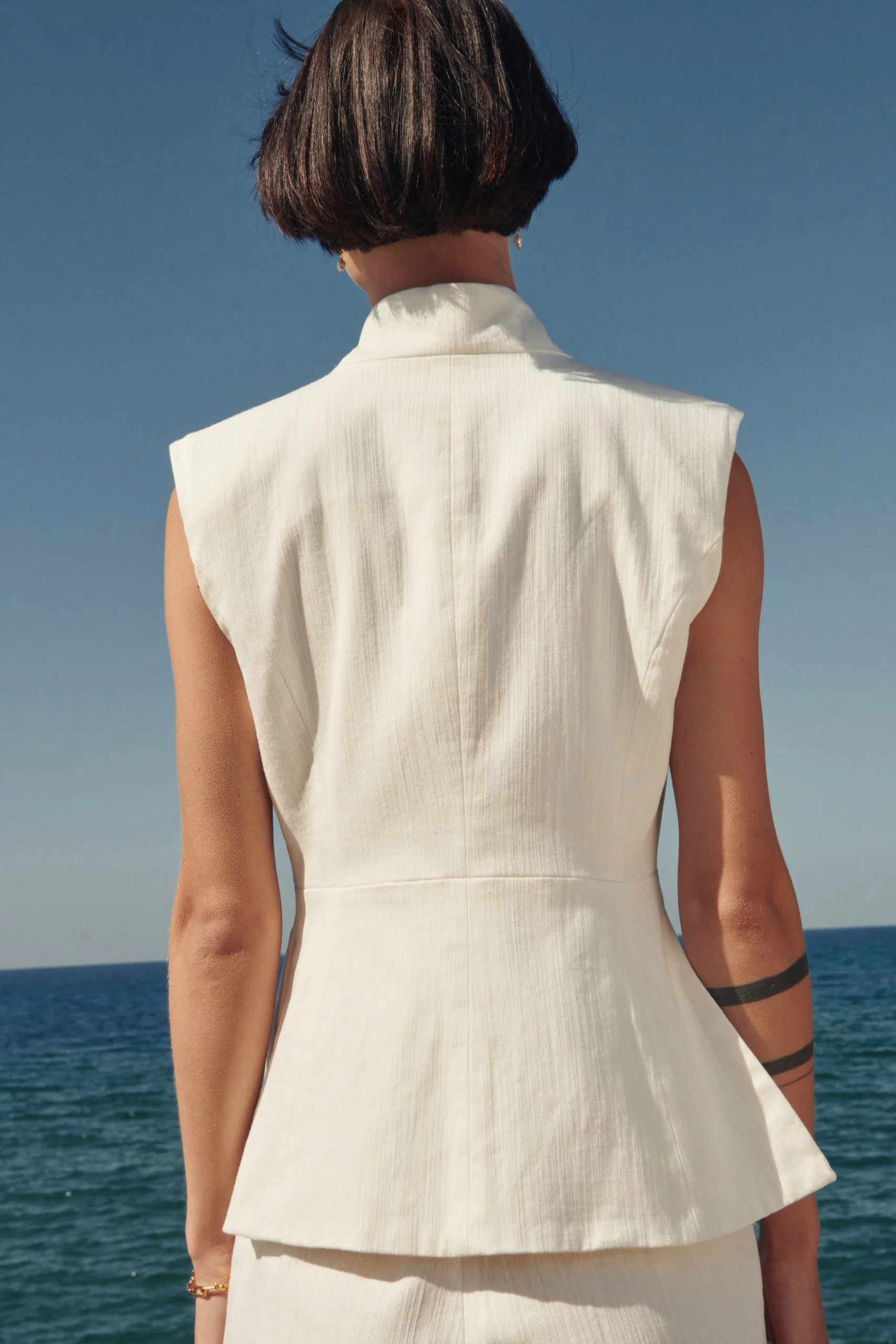 SLEEVELESS JACKET - Fos by Christina Filippi